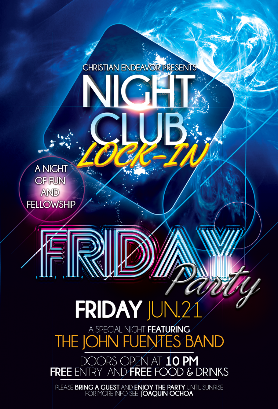 Friday Lock-In Poster
